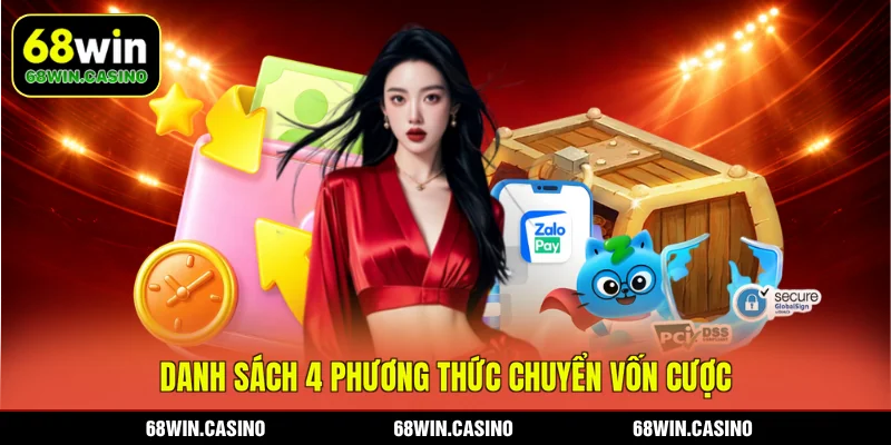 Danh sách 4 phương thức chuyển vốn cược