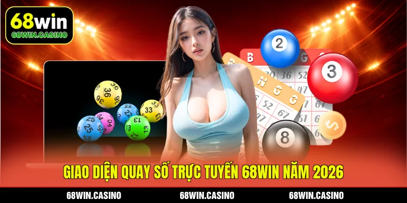 Giao diện quay số trực tuyến 68WIN năm 2026