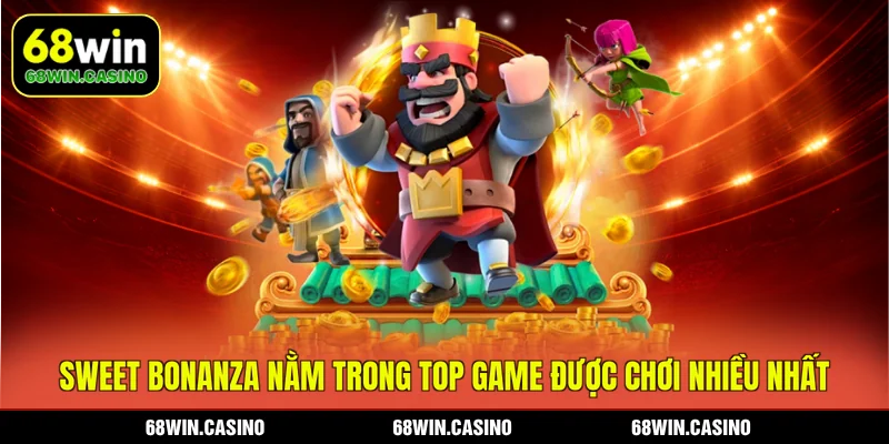 Sweet Bonanza nằm trong top game được chơi nhiều nhất 